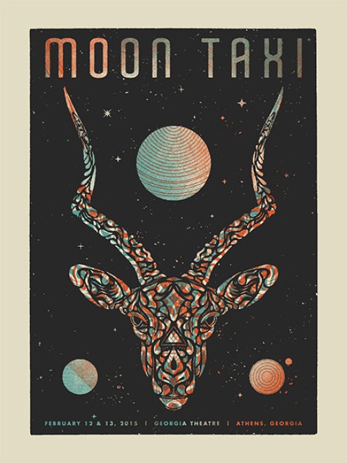 moon taxi poster